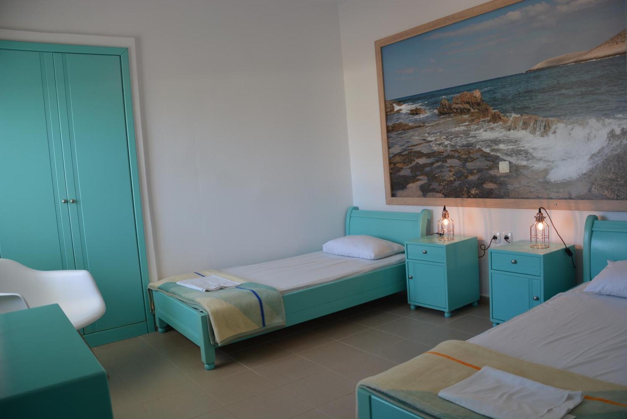 Blue Beach Villas Apartments Stavrós Pokoj fotografie